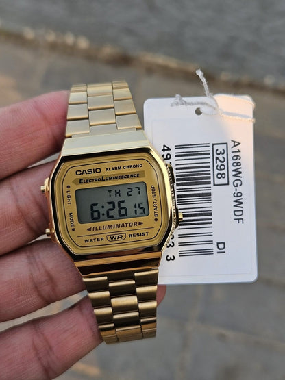 Casio A168 Japanese Version  Golden Classic Digital Watch | Limited Stock