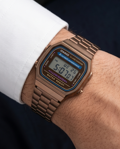 Original Casio Dark Brown Luxury Watch Premium Japanese Quality  Elegant & Stylish Wrist Watch for Men