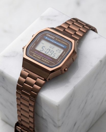 Original Casio Dark Brown Luxury Watch Premium Japanese Quality  Elegant & Stylish Wrist Watch for Men